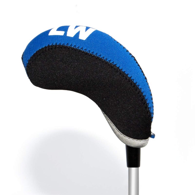 barudan golf Golf Iron Club Head Covers Headcovers Set 11pcs Wedges Protective Neoprene fits Taylormade Callaway PXG, Lightweight, Lob Wedge,Sand Wedge,#4-9 AW SW PW LW,fits Tayormade M5 M6 (Blue-Black) - Image 2